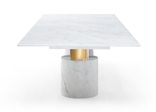 Geneva Extra Large Dining Table Cylinder Whiteline
