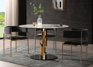 Gloria Round Dining Table Whiteline