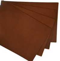 LAUREL SMOOTH TEXTURE LEATHER Placemat Set of 4 by Mubb MUBB