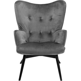 Armchair Black Vicky Cat 1 Individual KARE MIAMI