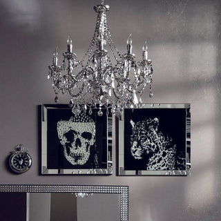 Picture Frame Mirror Leopard 80x80cm - JULIA VENCE STORE