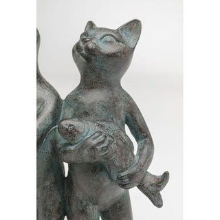 Deco Figurine Fisher Cats 28x12cm - DEKOR