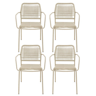 Chair Madagascar Grey 4/Set KARE MIAMI