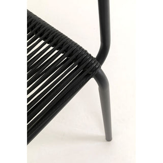 Chair Madagascar Black 4/Set KARE MIAMI