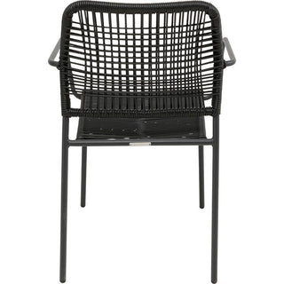 Chair Madagascar Black 4/Set KARE MIAMI