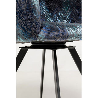 Swivel Chair Coco Hugs Keops Blue Limited - DEKOR