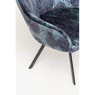 Swivel Chair Coco Hugs Keops Blue Limited - DEKOR