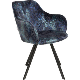 Swivel Chair Coco Hugs Keops Blue Limited - DEKOR