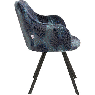 Swivel Chair Coco Hugs Keops Blue Limited - DEKOR
