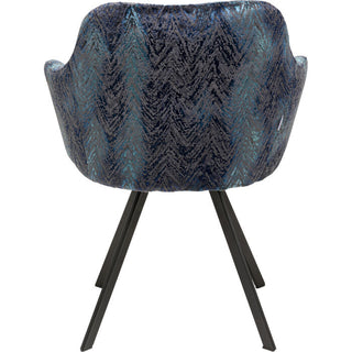 Swivel Chair Coco Hugs Keops Blue Limited - DEKOR