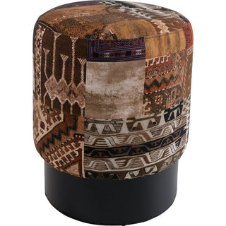 Stool Cherry Tahiti Black Ø36cm Limited - DEKOR