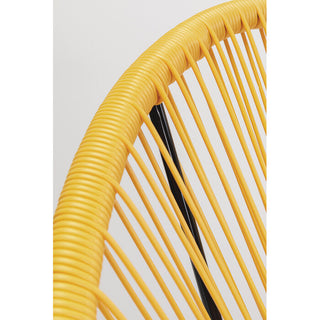 Armchair Acapulco Yellow 2/Set KARE MIAMI
