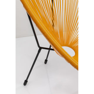 Armchair Acapulco Orange 2/set KARE MIAMI
