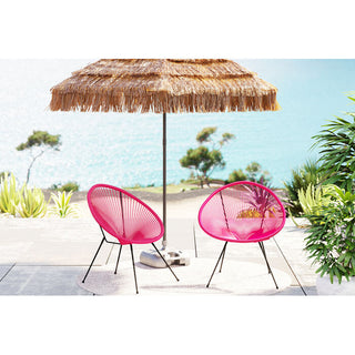 Armchair Acapulco Pink 2/Set KARE MIAMI