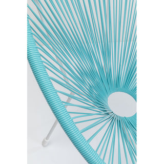 Armchair Acapulco Turquoise 2/Set KARE MIAMI