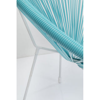 Armchair Acapulco Turquoise 2/Set KARE MIAMI