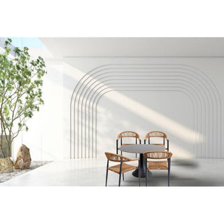 Garden Set Palma Possibilita Ø120cm Nature 5/Set KARE MIAMI