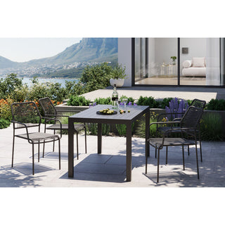 Garden Set Madagascar Black 5/Set KARE MIAMI