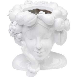 Deco Vase Fruity White 29cm - DEKOR