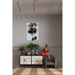 Glass Picture Smokey Hair 100x150cm KARE MIAMI