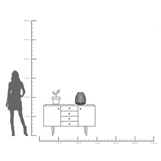 Lantern Hayat Cone Black 37cm KARE MIAMI