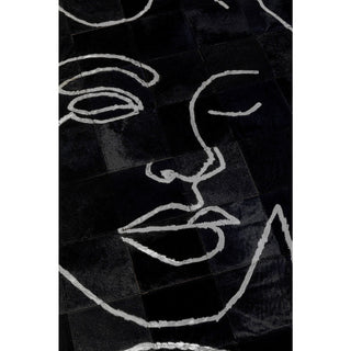 Carpet Art Faces Ø250cm - DEKOR
