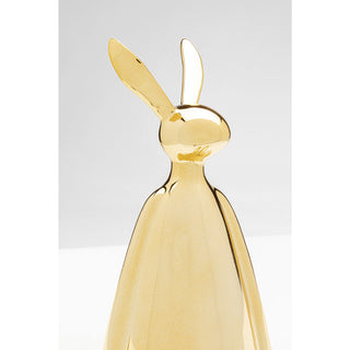 Deco Figurine Sitting Rabbit Gold 35cm - DEKOR