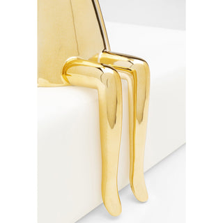 Deco Figurine Sitting Rabbit Gold 35cm - DEKOR