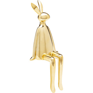 Deco Figurine Sitting Rabbit Gold 35cm - DEKOR