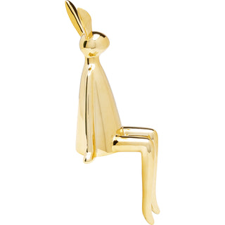 Deco Figurine Sitting Rabbit Gold 35cm - DEKOR