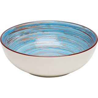 Bowl Swirl Blue Ø22cm - DEKOR