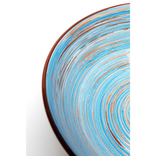 Bowl Swirl Blue Ø22cm - DEKOR