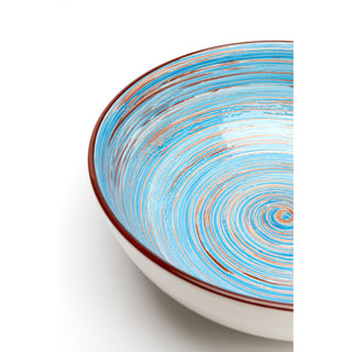 Bowl Swirl Blue Ø22cm - DEKOR