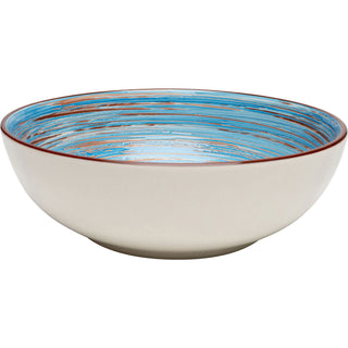 Bowl Swirl Blue Ø22cm - DEKOR