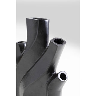 Vase Flame Black 25cm - DEKOR
