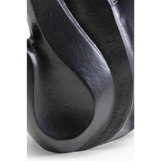 Vase Flame Black 25cm - DEKOR