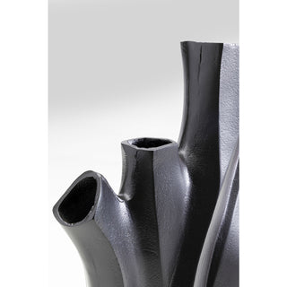 Vase Flame Black 29cm - DEKOR