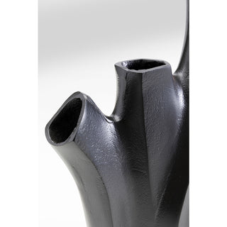 Vase Flame Black 29cm - DEKOR