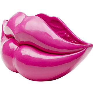 Deco Vase Lips Pink 28cm - DEKOR