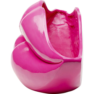 Deco Vase Lips Pink 28cm - DEKOR