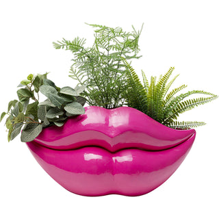 Deco Vase Lips Pink 28cm - DEKOR
