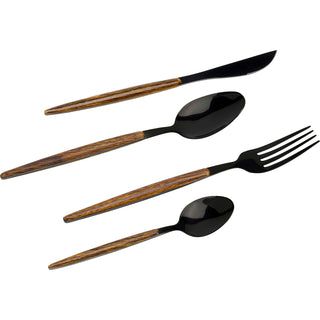Cutlery Paris Black Matt (16/part) - DEKOR