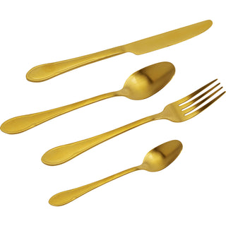 Cutlery Cucina Gold Matt (16/part) - DEKOR