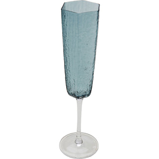 Champagne Glass Cascata Blue - DEKOR