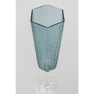Champagne Glass Cascata Blue - DEKOR