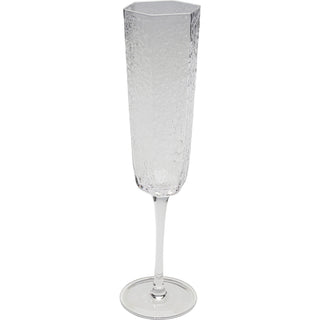 Champagne Glass Cascata Clear - DEKOR