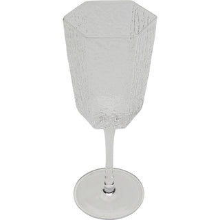 Red Wine Glass Cascata Clear - DEKOR
