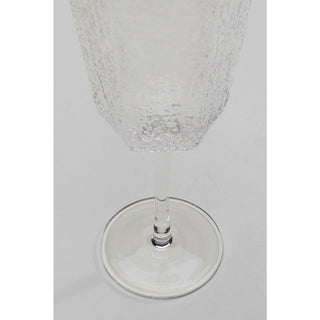 Red Wine Glass Cascata Clear - DEKOR