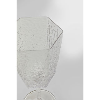 Red Wine Glass Cascata Clear - DEKOR