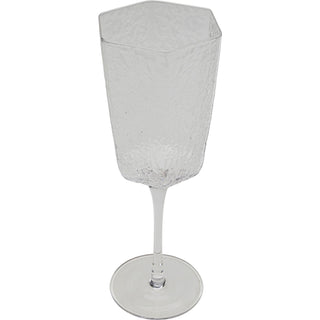 White Wine Glass Cascata Clear - DEKOR